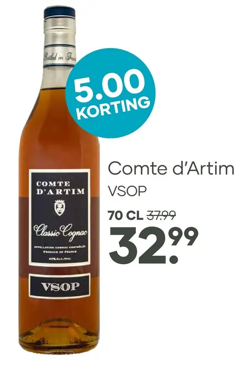 Aanbieding: Comte d'Artim Classic Cognac