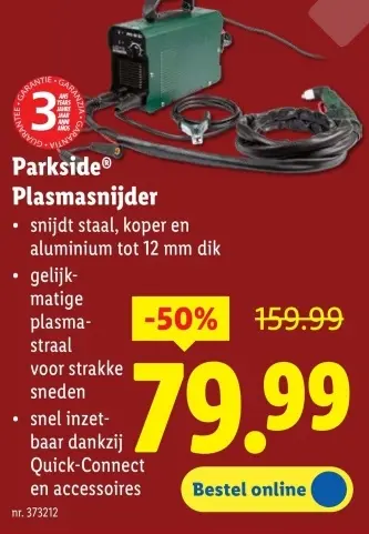 Promotie: Plasmasnijder