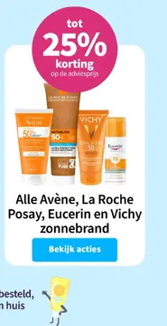 Aanbieding: Avène, La Roche Posay, Eucerin en Vichy zonne