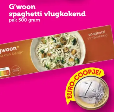Aanbieding: spaghetti vlugkokend