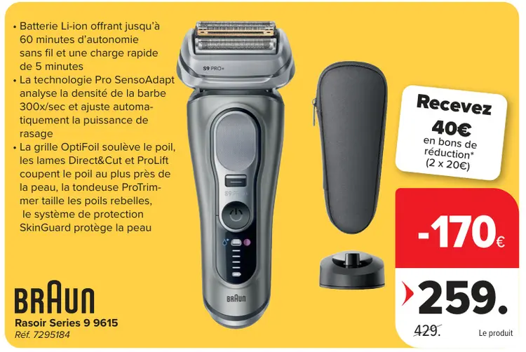 Offre: Rasoir Series 9 9615