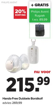 Aanbieding: Hands-Free Dubbele Borstkolf