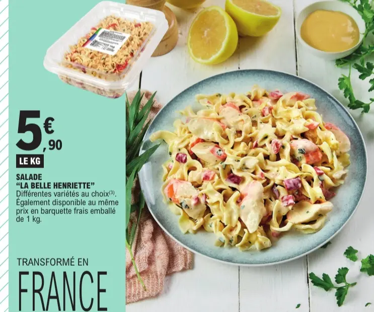 Offre: Salade "la belle henriette"