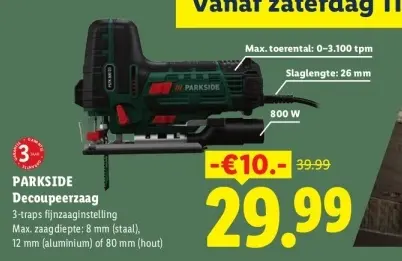 Aanbieding: Decoupeerzaag