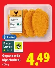 Aanbieding: Gepaneerde kipschnitzel
