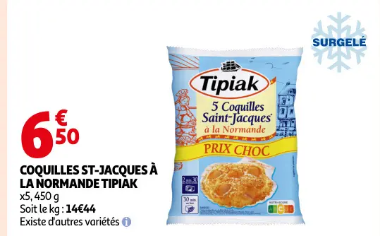 Promotie: Coquilles st-jacques à la normande