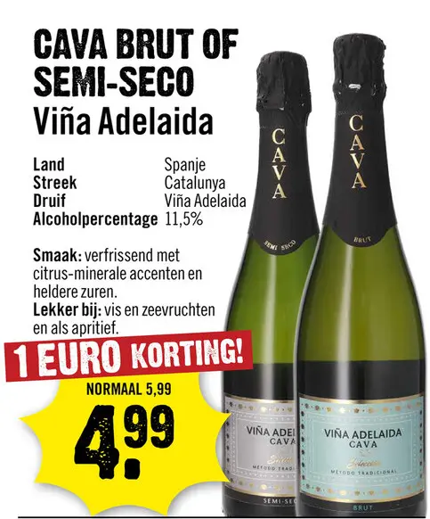 Aanbieding: Vina Adelaida Cava Brut 75 cl
