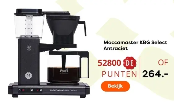 Aanbieding: Moccamaster KBG Select Antraciet