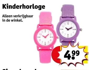 Aanbieding: Kinderhorloge