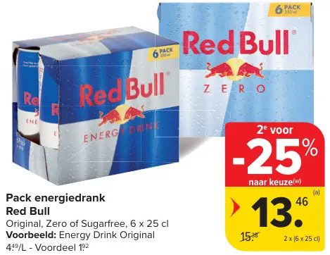 Promotie: Pack energiedrank