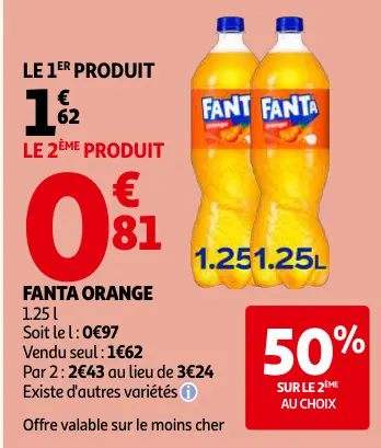 Offre: Fanta orange