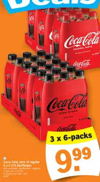 Aanbieding: Coca-Cola zero of regular