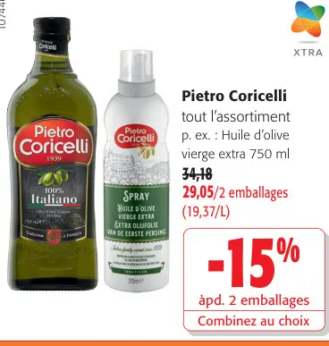 Offre: Pietro Coricelli Huile d'olive vierge extra