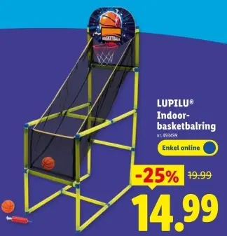 Promotie: Indoor basketbalring