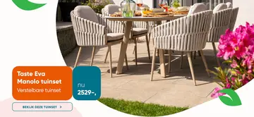 Aanbieding: Taste Eva Manolo tuinset