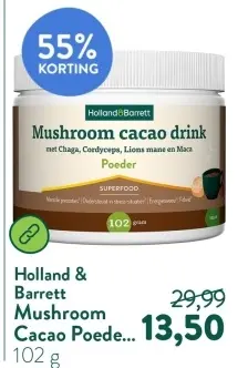 Aanbieding: Mushroom Cacao Poeder