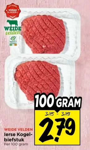Aanbieding: Ierse Kogelbiefstuk