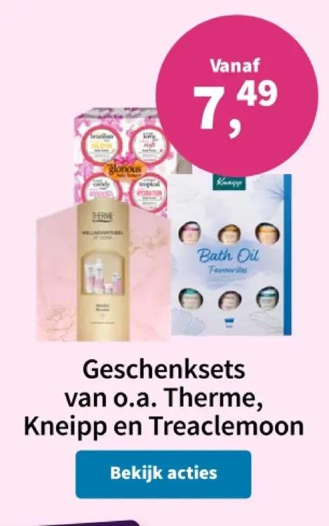 Promotie: Geschenksets