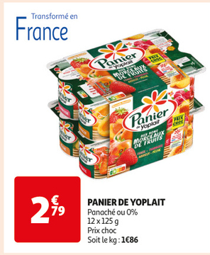 Aanbieding: PANIER DE YOPLAIT Panaché ou 0%