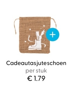 Aanbieding: Cadeautasjuteschoen