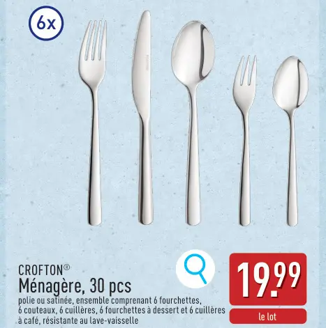 Offre: Ménagère
