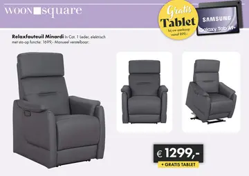 Aanbieding: Minardi relaxfauteuil