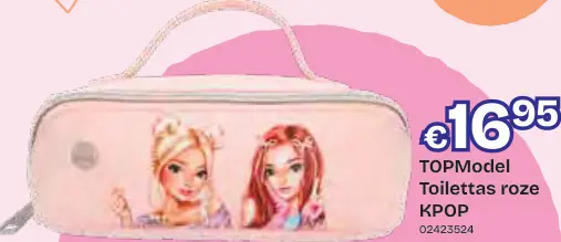 Aanbieding: TOPModel Toilettas roze KPOP