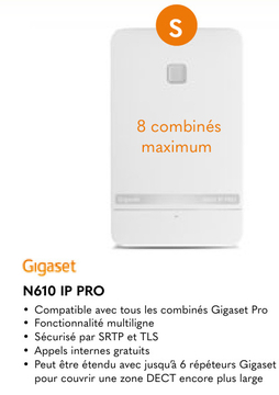 Offre: Gigaset N610 IP PRO