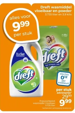 Aanbieding: Dreft wasmiddel