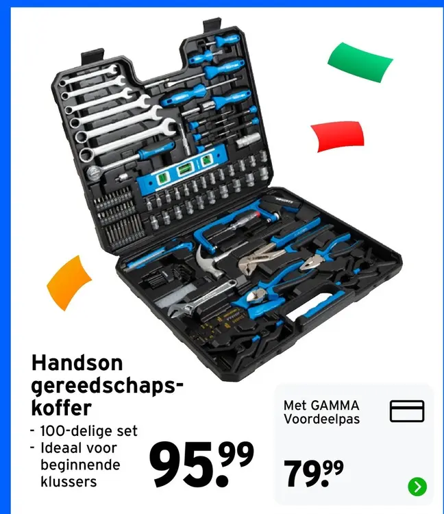 Aanbieding: Handson gereedschapskoffer