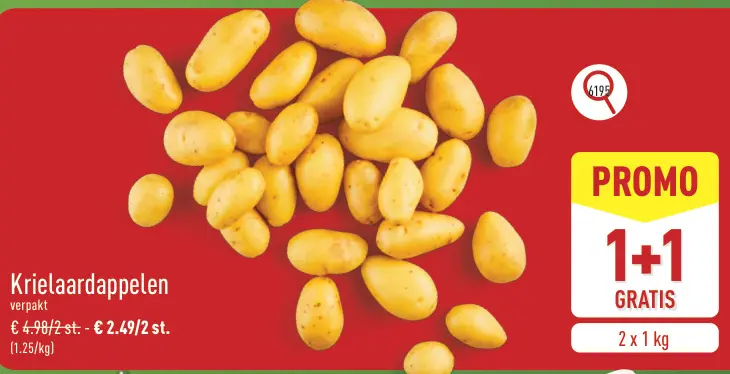Promotie: Krielaardappelen