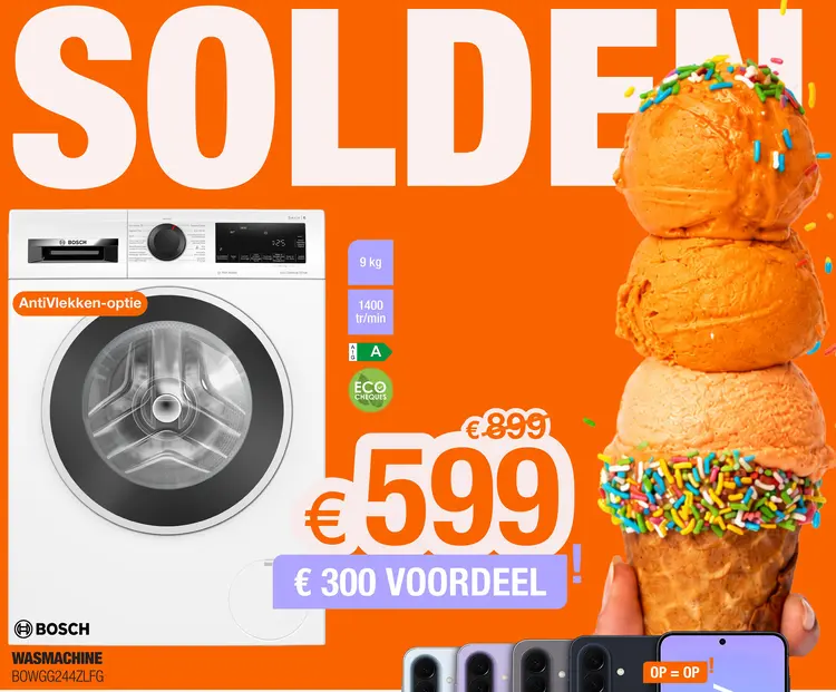 Promotie: Bosch wasmachine