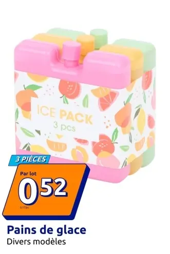 Offre: Pains de glace