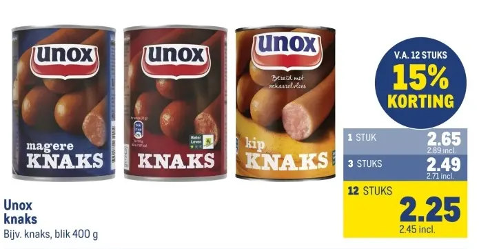 Aanbieding: knaks