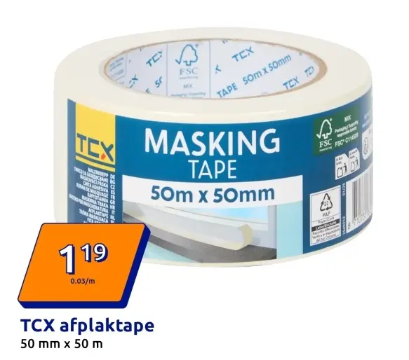 Aanbieding: afplaktape