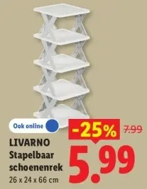 Aanbieding: Stapelbaar schoenenrek