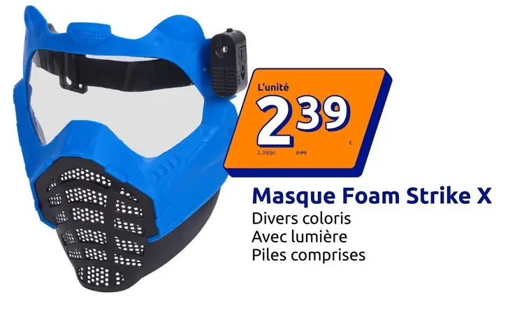 Offre: Masque Foam Strike X