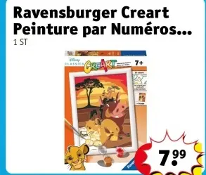 Offre: Creart Peinture par Numéros...