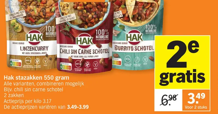 Promotie: Hak stazakken