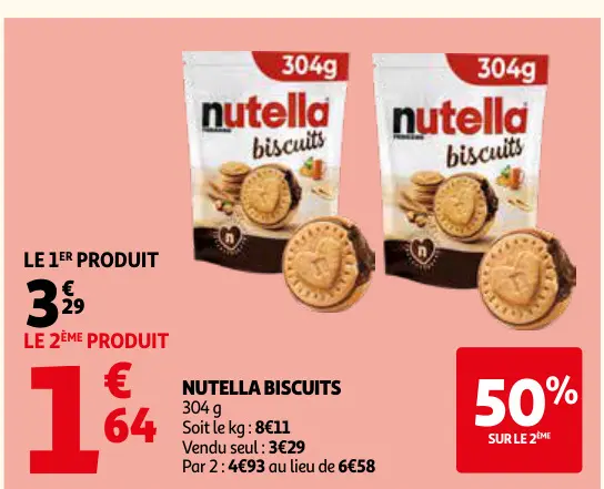 Offre: Nutella biscuits