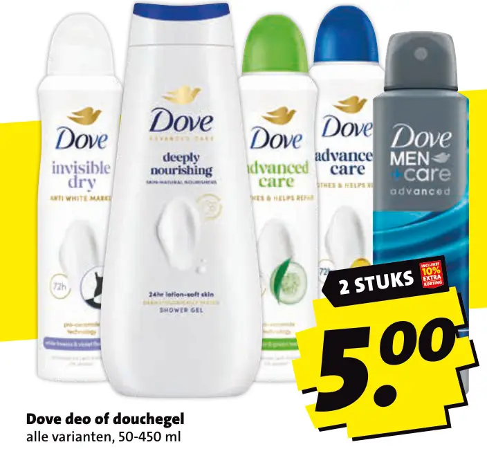 Aanbieding: Deo of douchegel alle varianten, 50-450 ml