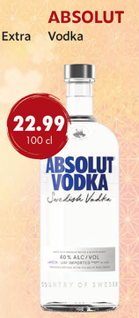 Aanbieding: Absolut Vodka