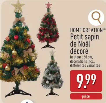 Offre: Petit sapin de Noël décoré