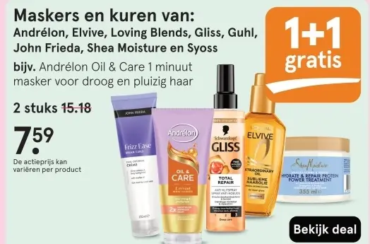 Aanbieding: Maskers en kuren