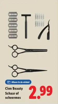 Aanbieding: Schaar of scheermes