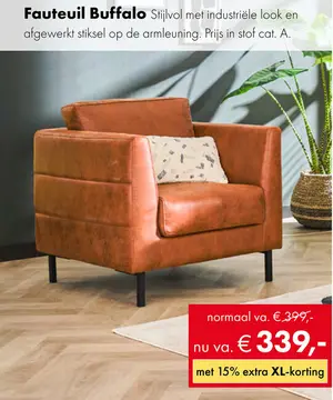 Aanbieding: Buffalo fauteuil