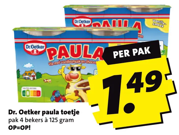 Aanbieding: Paula toetje