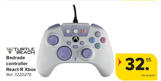 Aanbieding: Bedrade controller React-R Xbox