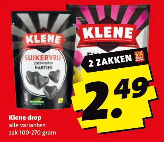Aanbieding: Klene drop