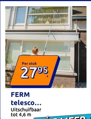 Promotie: telescopische wasborstel